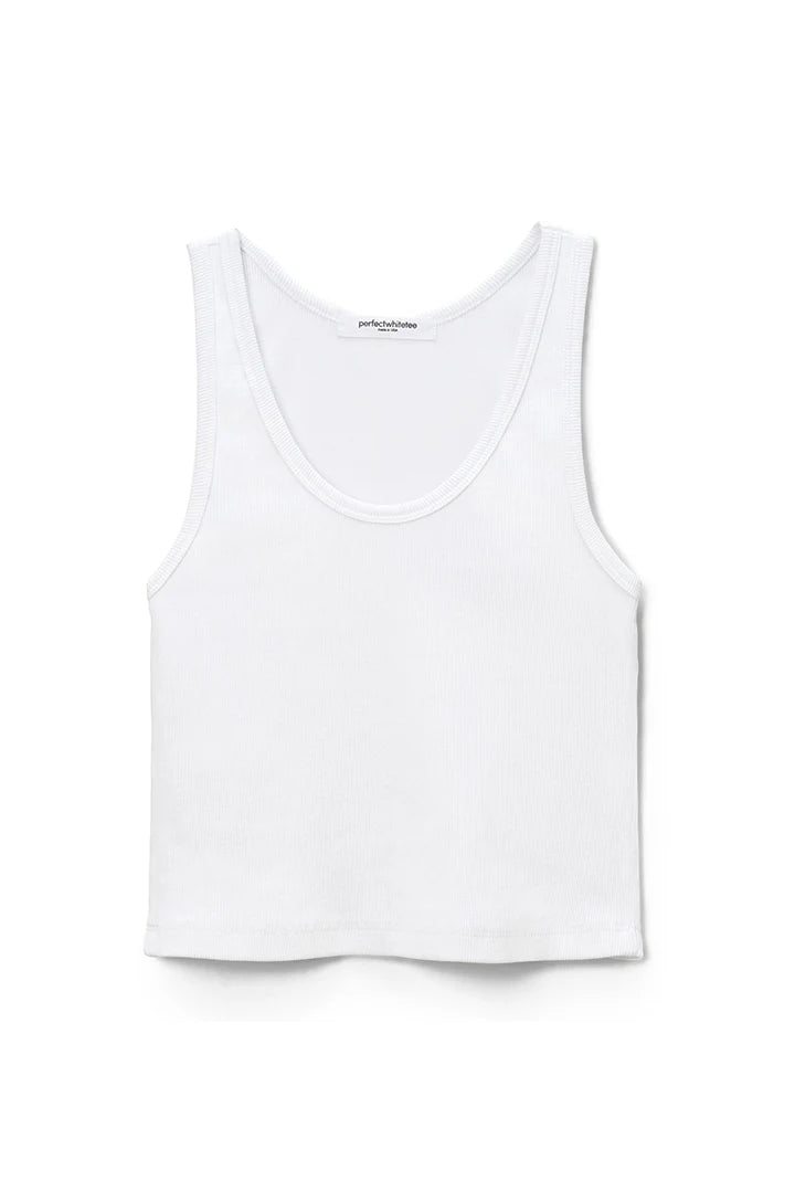 WHITE TANK TOP