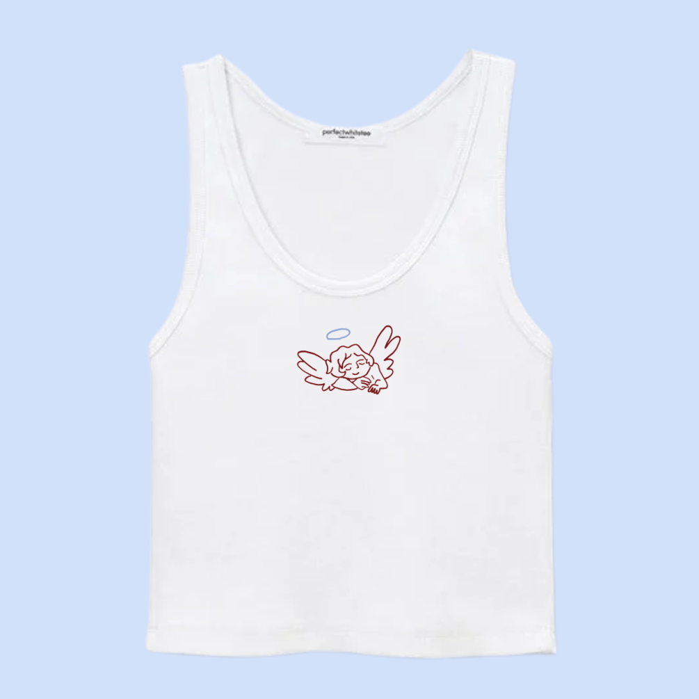 Embroidered Tank Top
