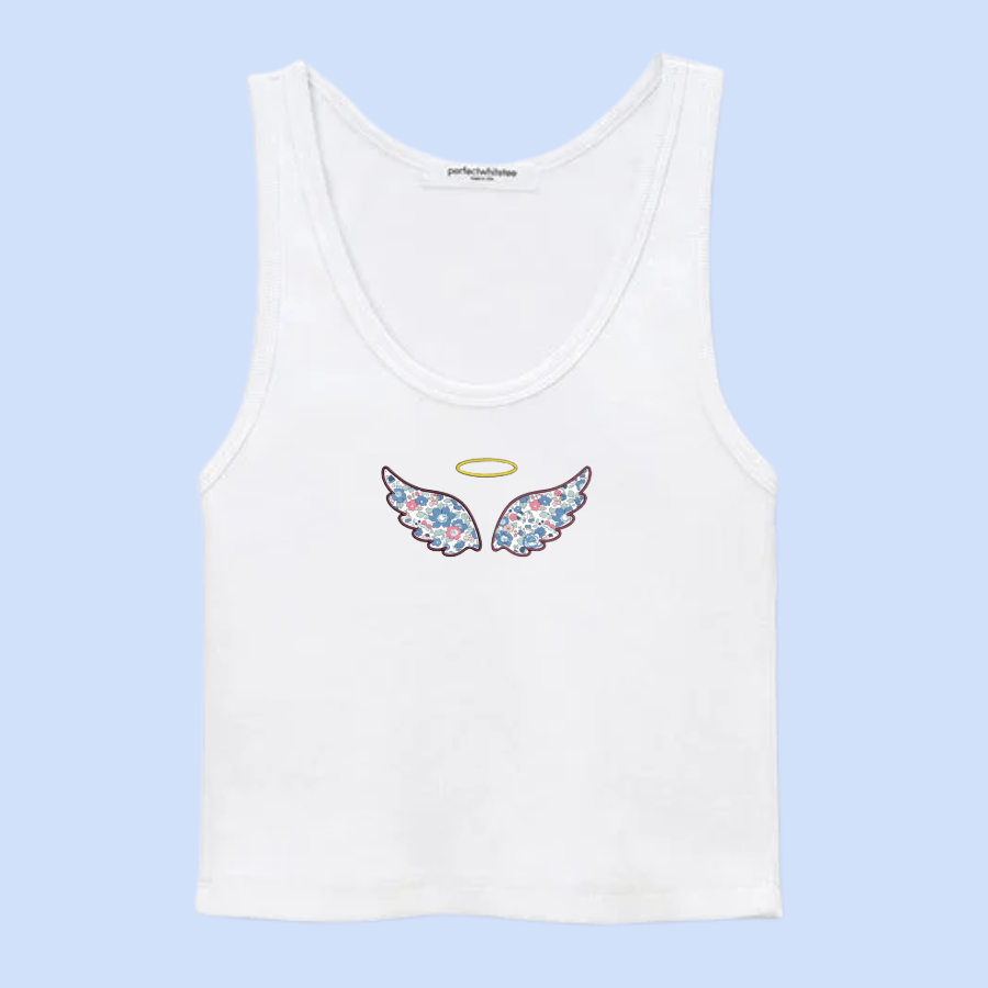 Applique Embroidered Tank Top