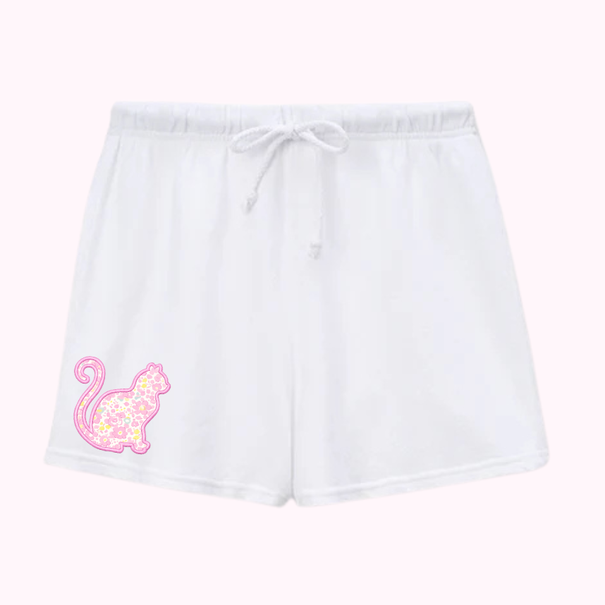 Applique Embroidered Sweatshorts
