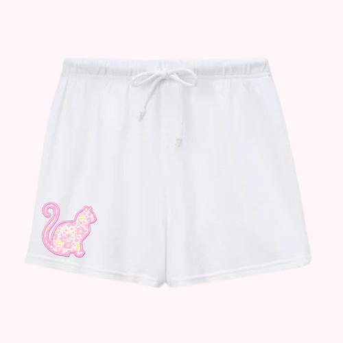 Applique Embroidered Sweatshorts