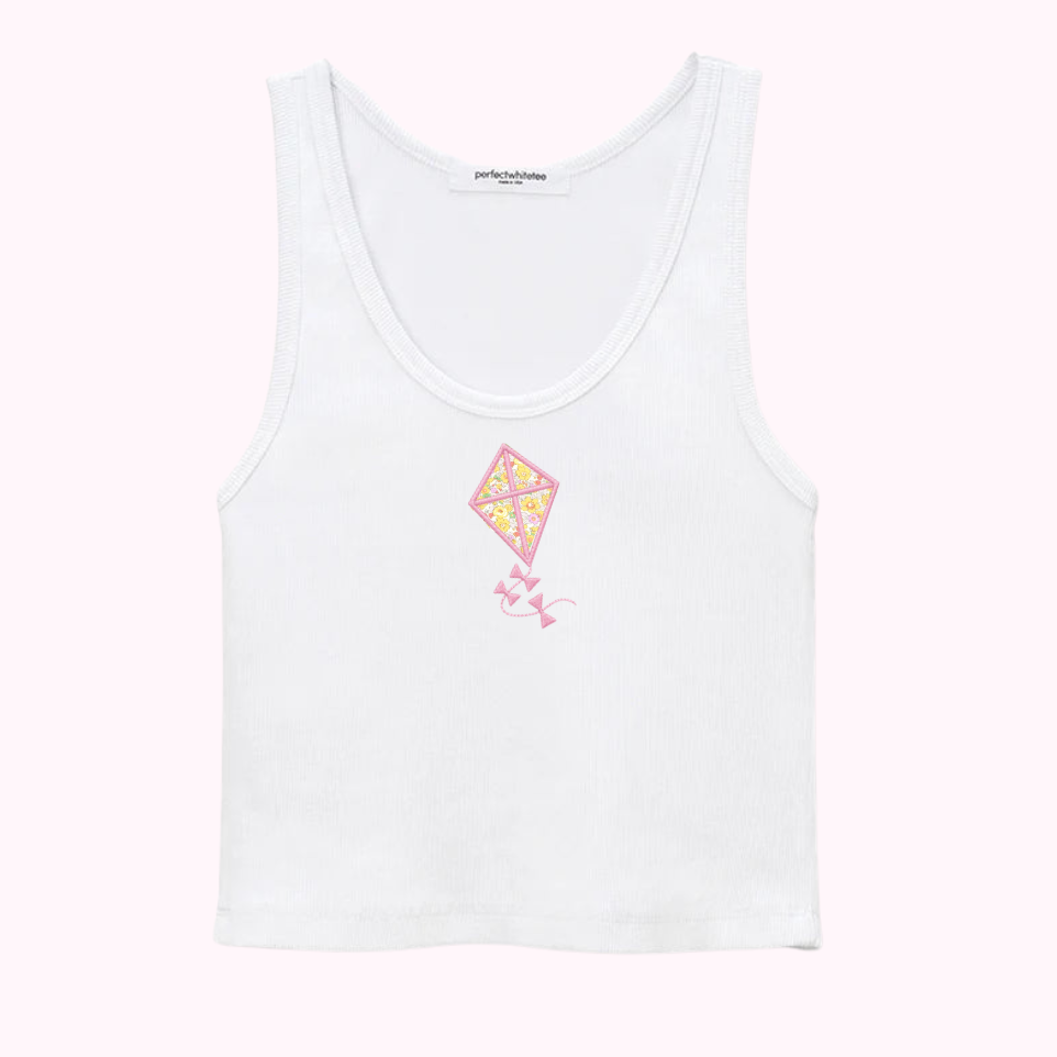 Applique Embroidered Tank