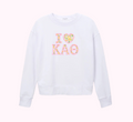 Applique Embroidered Sweatshirt