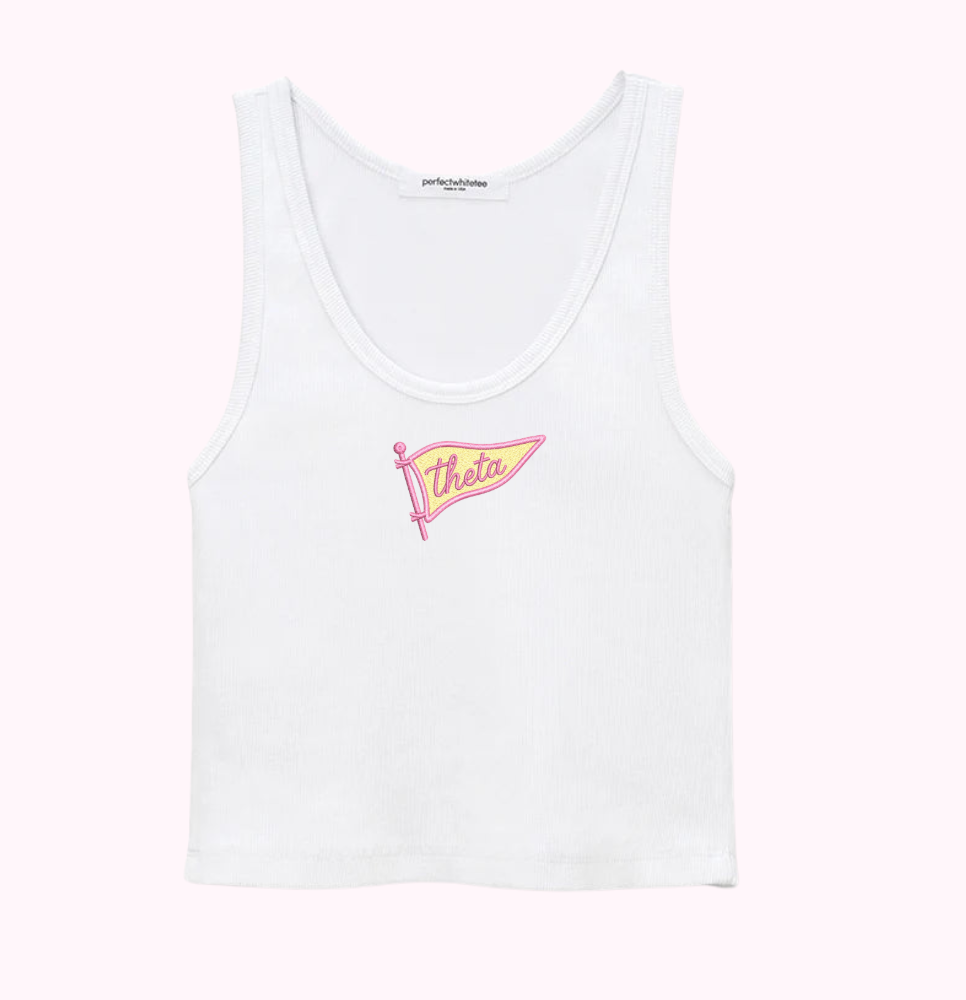Embroidered Tank Top