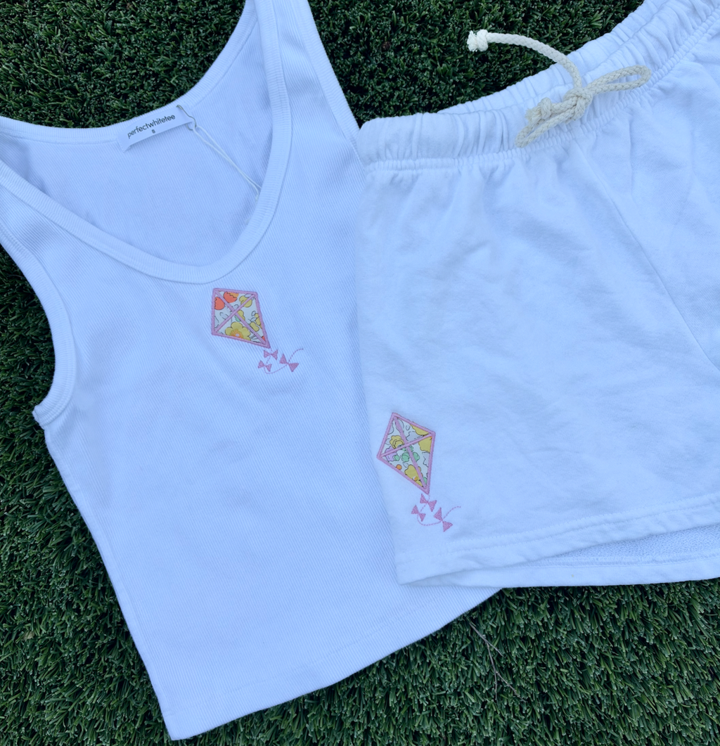 Applique Embroidered Tank