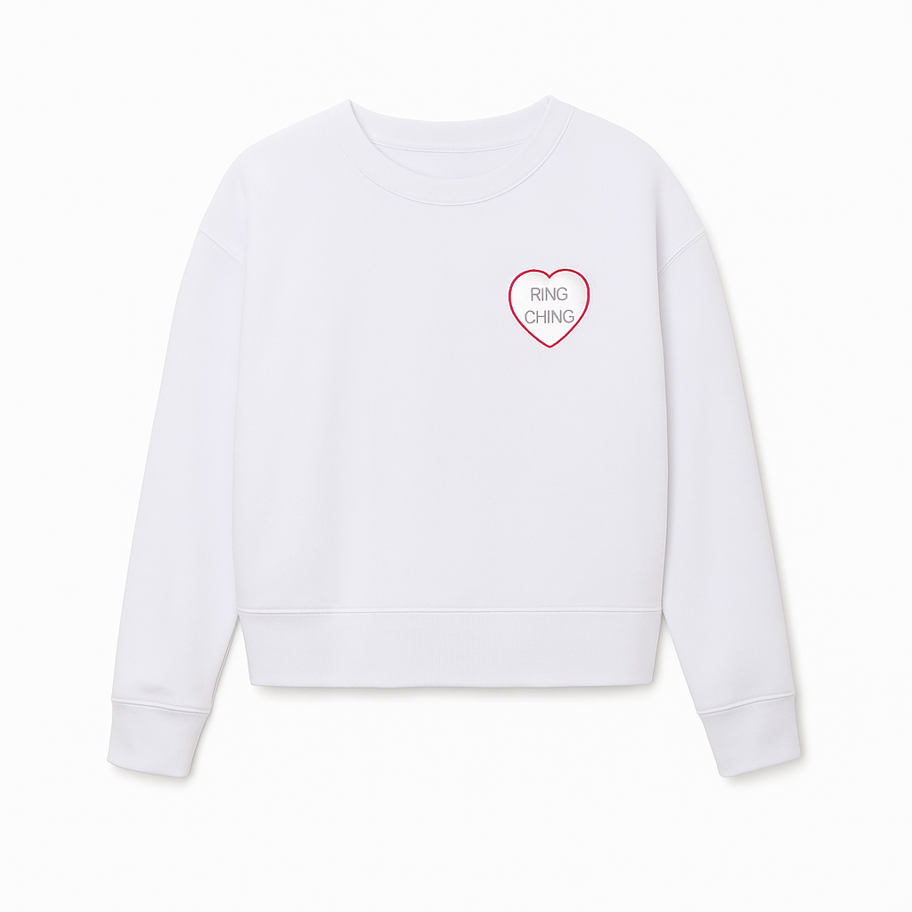 WHITE SWEATSHIRT